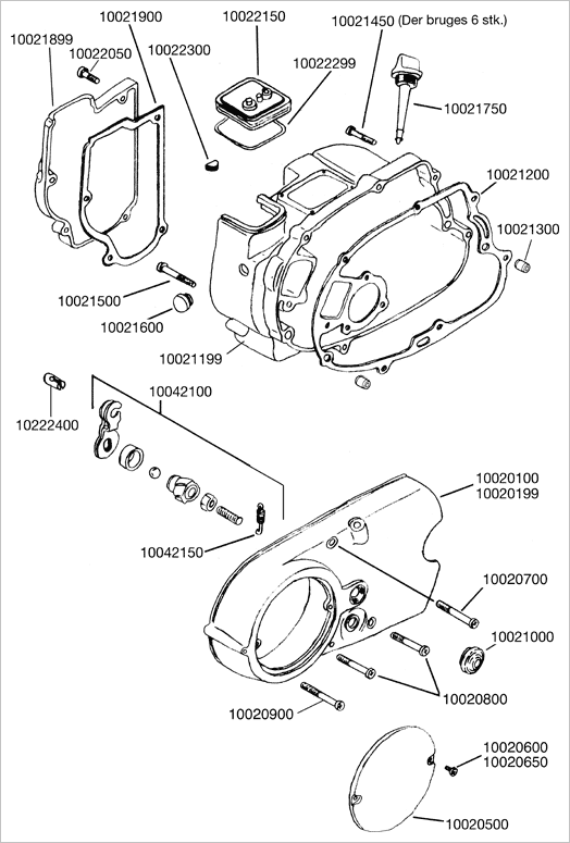 Yamaha FS1 4-gear ruptaphusdæksel