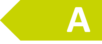 Energimerking for Gassvarmeovn med elektrisk varmepanel